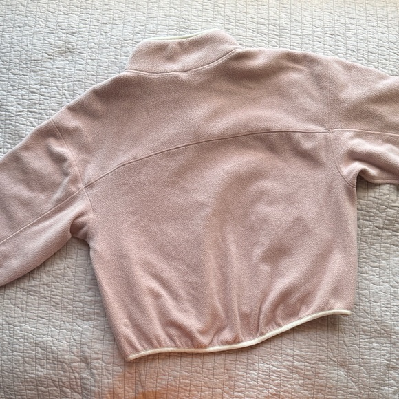 Tumbled Fleece Half Zip Jacket Mink Berry - Picture 6 of 11